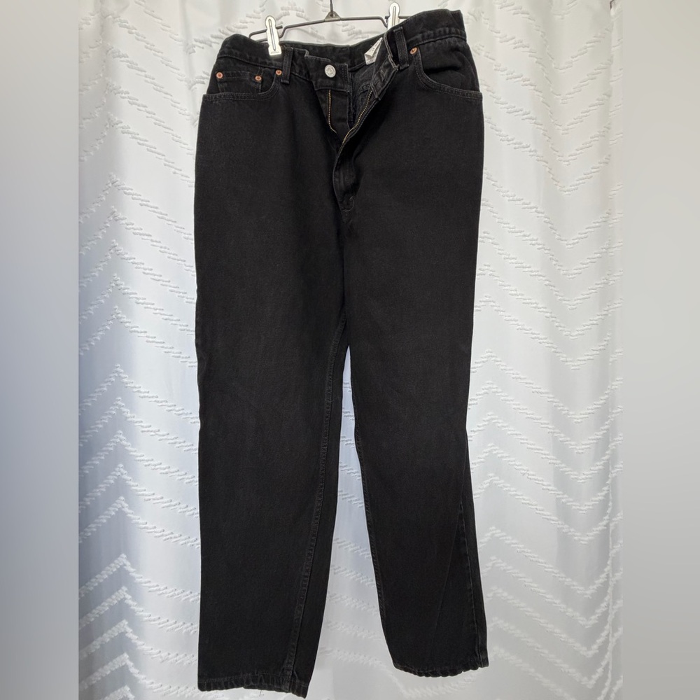 Levi's Women’s Black Straight 550 Jeans